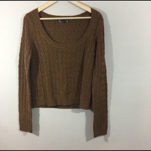 Women Zara Cable Knit Sweater on Poshmark